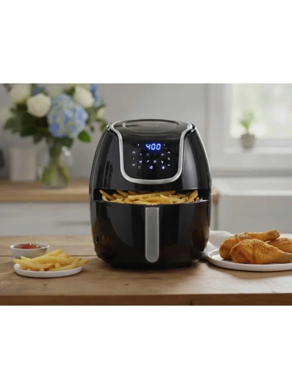 PowerXL Vortex Air Fryer 7-Qt. – Black